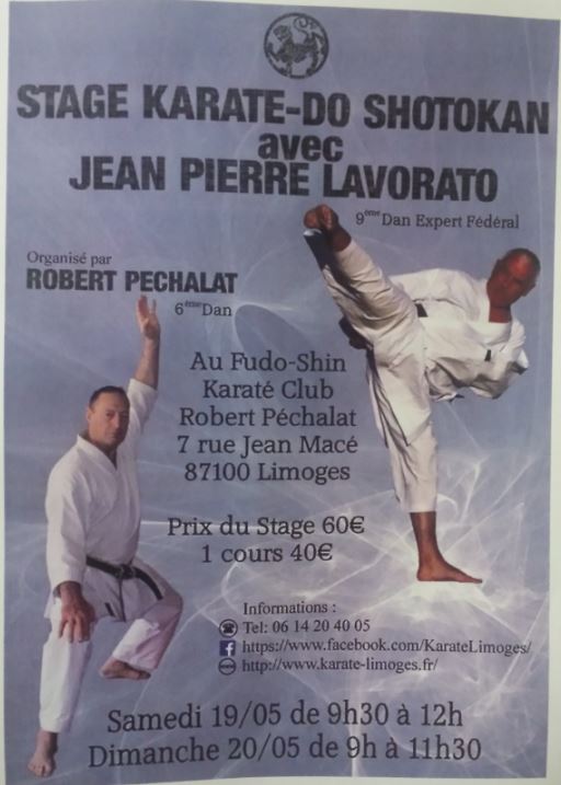 Stage karate shotokan lavorato 19 20mai2018